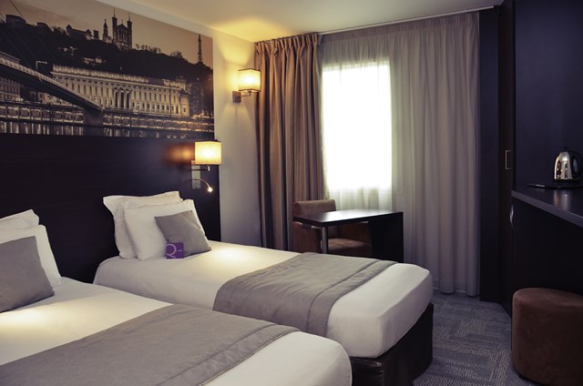 Les chambres Hotel Lyon Sud Est Chaponnay 69